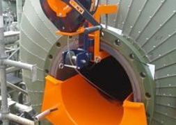 rescueslide and hanging ladder